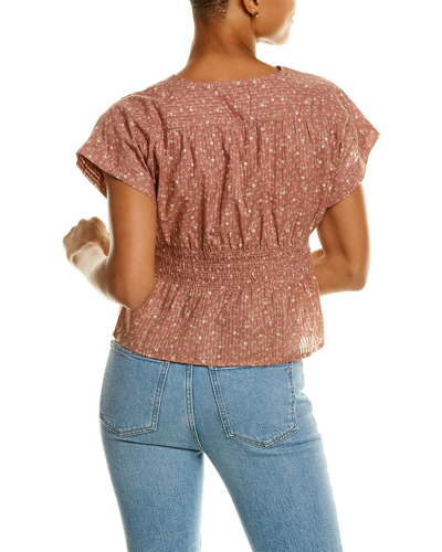 Shop Madewell Ellis Top In Brown