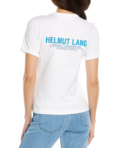 Shop Helmut Lang Us Lang T-shirt In White