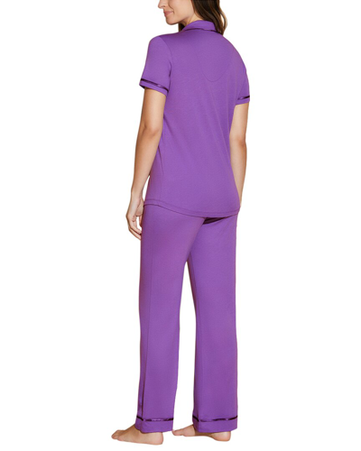Shop Cosabella 2pc Bella Top & Pant Set In Purple