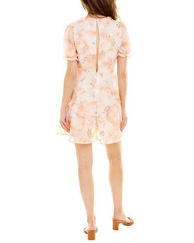 Shop Avantlook Ruffle Mini Dress In Pink