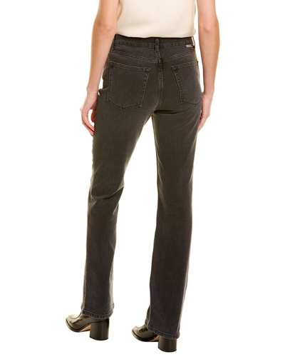 Shop Boyish Jeans Boyish Oliver Black High-rise Bootcut Jean In Grey