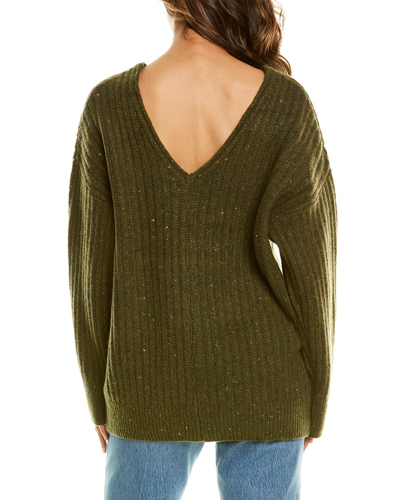Shop A.l.c A. L.c. Pauline Wool & Cashmere-blend Sweater In Green
