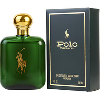 Shop Ralph Lauren 141080 8 oz Polo Eau De Toilette Spray For Men In Green