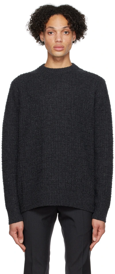 Shop Givenchy Gray 4g Sweater In 021-dark Grey