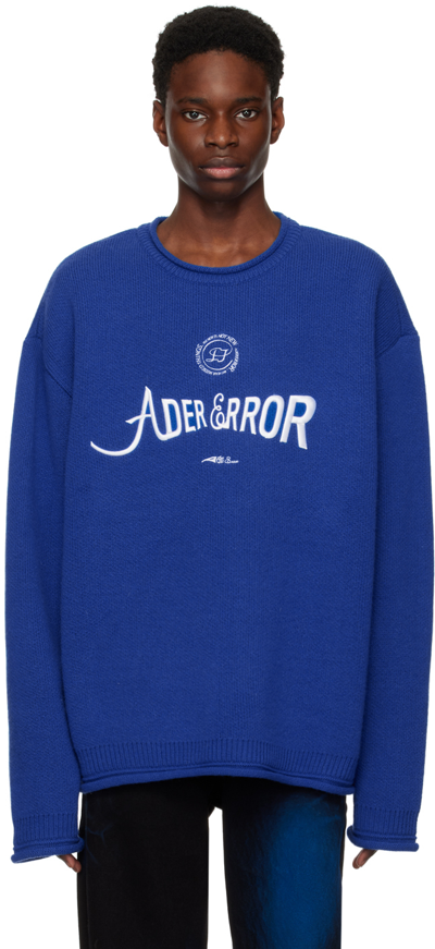 Shop Ader Error Blue Verif Sweater