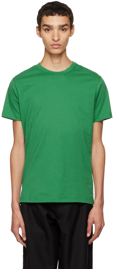 Shop Comme Des Garçons Shirt Green Crewneck T-shirt