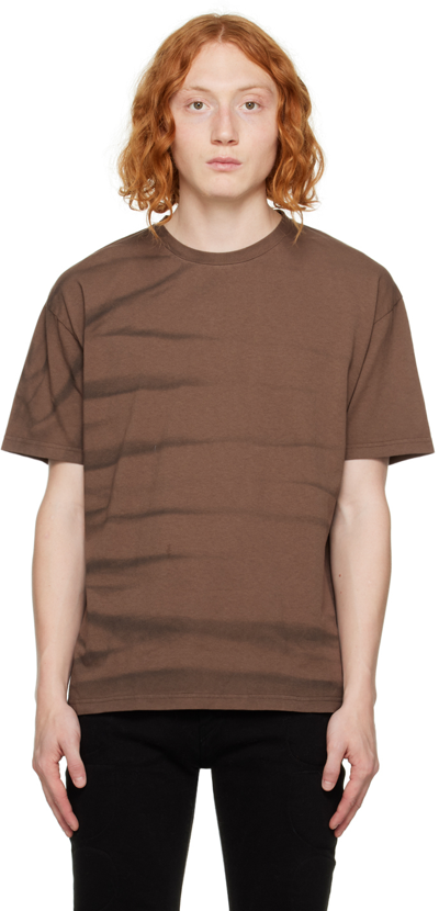 Shop Frei-mut Brown Riot T-shirt In Ebano