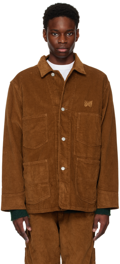 Needles Brown Smith's Edition Embroidered Jacket In 0150 C-brown