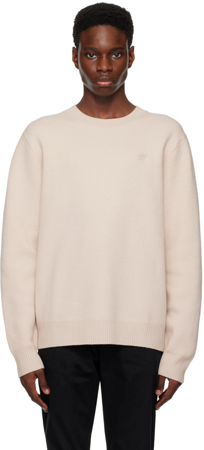 Shop Saturdays Surf Nyc Pink Greg Sweater In Ivory