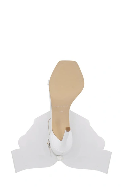 Shop Charles David Emotional Tulle Bow Sandal In White
