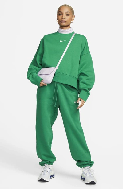 Nike Sportswear Phoenix High Waist Fleece Sweatpants In Green | ModeSens