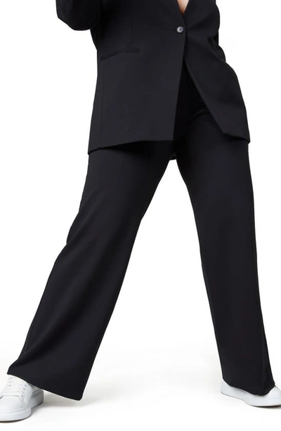 Spanx ® Supersmooth™ Perfectfit Ponte Wide Leg Pants In Classic Black