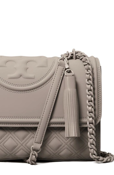 Tory Burch Fleming Convertible Shoulder Bag- Gray Heron 56716-082  192485510768 - Handbags - Jomashop