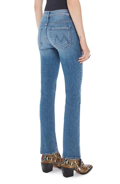 Shop Mother The Insider High Waist Ankle Bootcut Jeans In Playing Rough