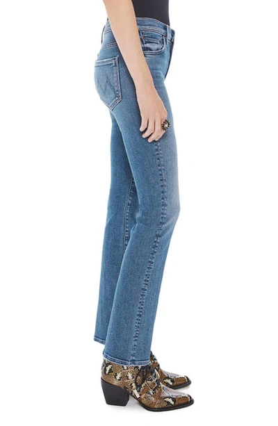 Shop Mother The Insider High Waist Ankle Bootcut Jeans In Playing Rough