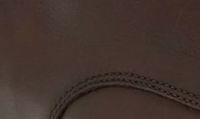 Vince Camuto Lyre Leather Derby In Mocha