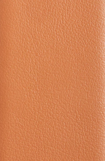 Shop Khaite Bambi Lambskin Leather Belt In 902 Caramel