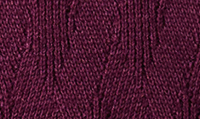 Shop Bugatchi Diamond Stitch Merino Wool Sweater In Plum