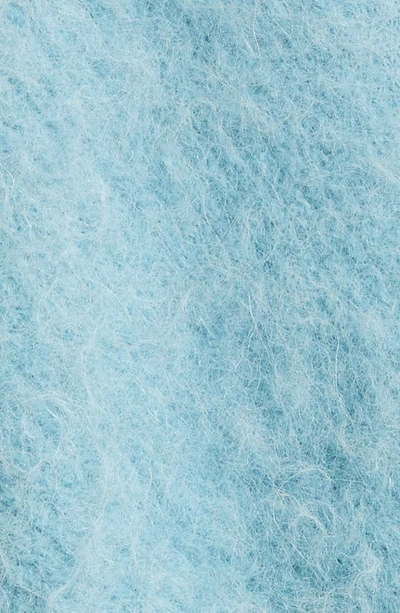 Shop Ba&sh Fuzzy Crossback Alpaca Blend Sweater In Blue