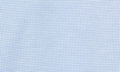 Johnston & Murphy Kids' Flex Stretch Button-up Shirt In Blue Birdseye