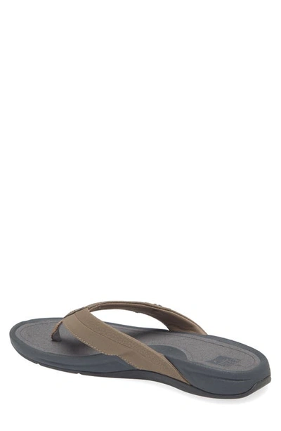 Shop Reef Pacific Flip Flop In Sand And Slate