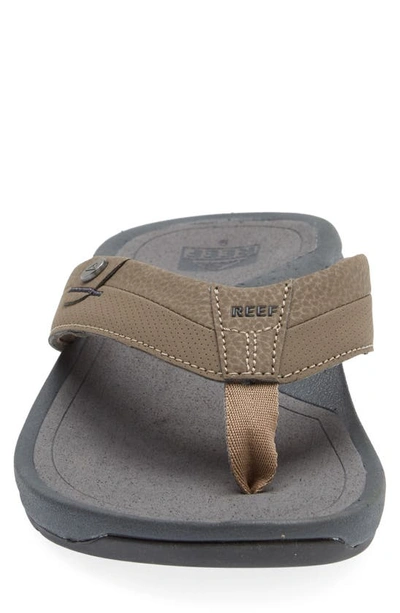 Reef Pacific Flip Flop In Sand And Slate