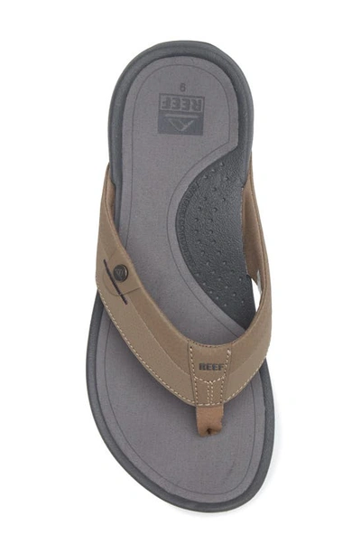 Shop Reef Pacific Flip Flop In Sand And Slate