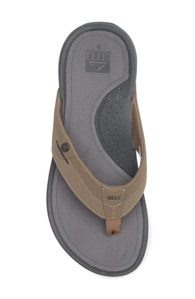 Reef Pacific Flip Flop In Sand And Slate
