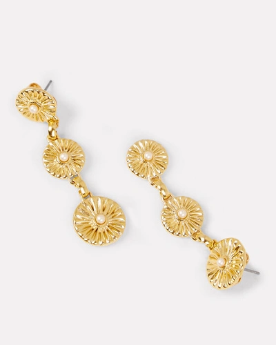 Shop Brinker & Eliza Frankie Gold-plated Pearl Drop Earrings