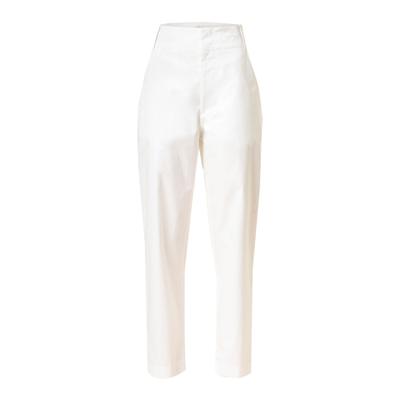 Shop Isabel Marant Etoil Nestoe Cotton Pants In White