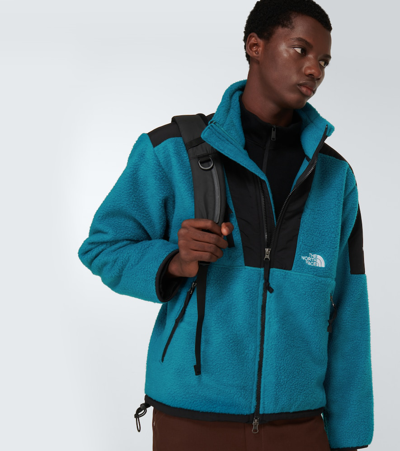 Shop The North Face 94 High Pile Denali Fleece Jacket In Harbor Blue