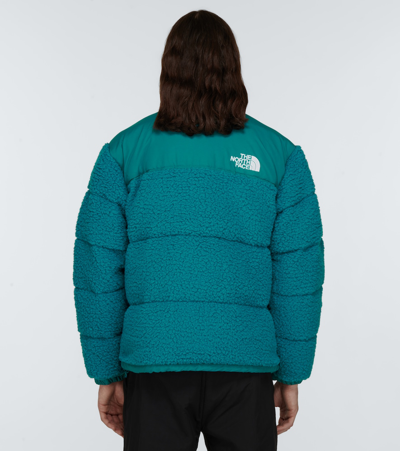 The North Face Nuptse Fleece Down-filled Jacket In Habor Blue | ModeSens