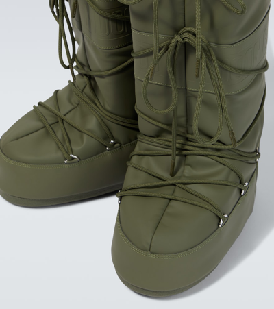 Shop Moon Boot Icon Rubber Boots In Khaki