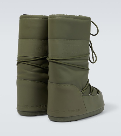 Shop Moon Boot Icon Rubber Boots In Khaki