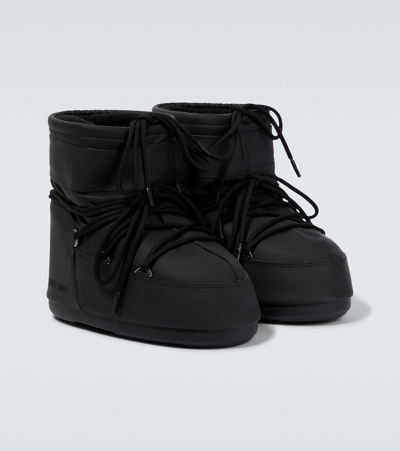 Shop Moon Boot Icon Low Rubber Boots In Black