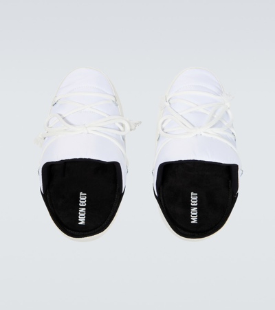 Moon Boot Slippers Icon Aus Nylon In White