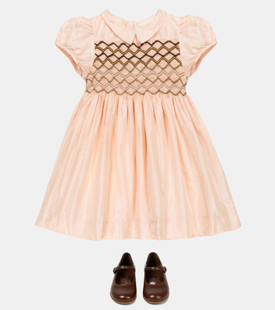 Christian Louboutin Melodie Leather Ballet Flats In Nude 8