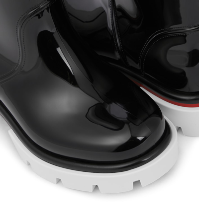 Christian Louboutin Toy Pluie Rubber Boots In Black