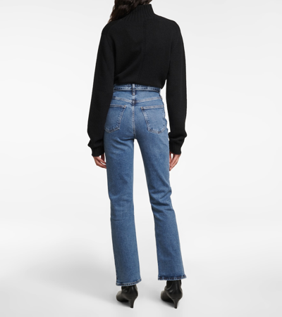 Shop Agolde High-rise Bootcut Jeans In Prophecy