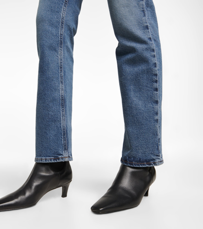 Shop Agolde High-rise Bootcut Jeans In Prophecy