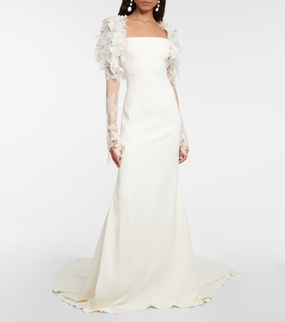 Danielle Frankel Bridal Aria Gown In Light Ivory