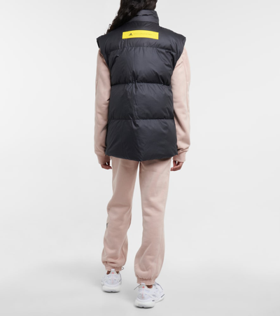 Shop Adidas By Stella Mccartney Puffer Vest In Black