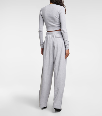 Wardrobe.nyc Gray Hailey Bieber Edition Hb Long Sleeve T-shirt In Black