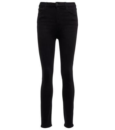 Shop 7 For All Mankind Ultra High-rise Skinny Jeans In Orchid