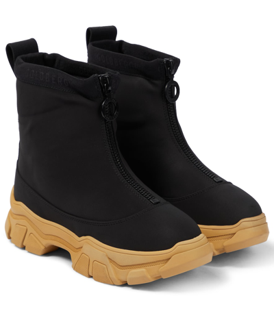 Shop Goldbergh Stark Snow Boots In Black/latte