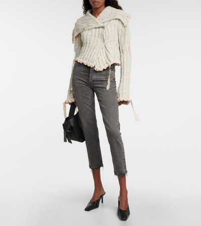 Agolde High-rise Slim Jeans In Century