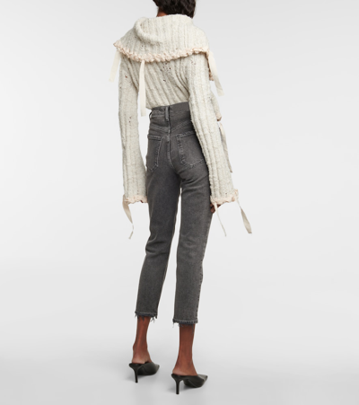 Agolde High-rise Slim Jeans In Century