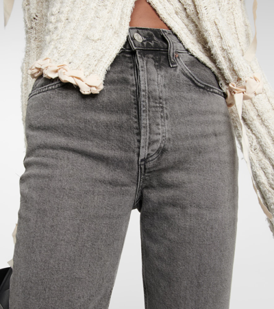 Agolde High-rise Slim Jeans In Century