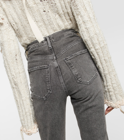 Agolde High-rise Slim Jeans In Century