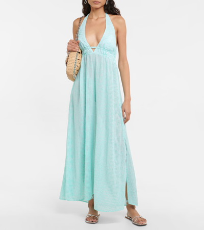 Shop Heidi Klein Seven Mile Beach Cotton Maxi Dress